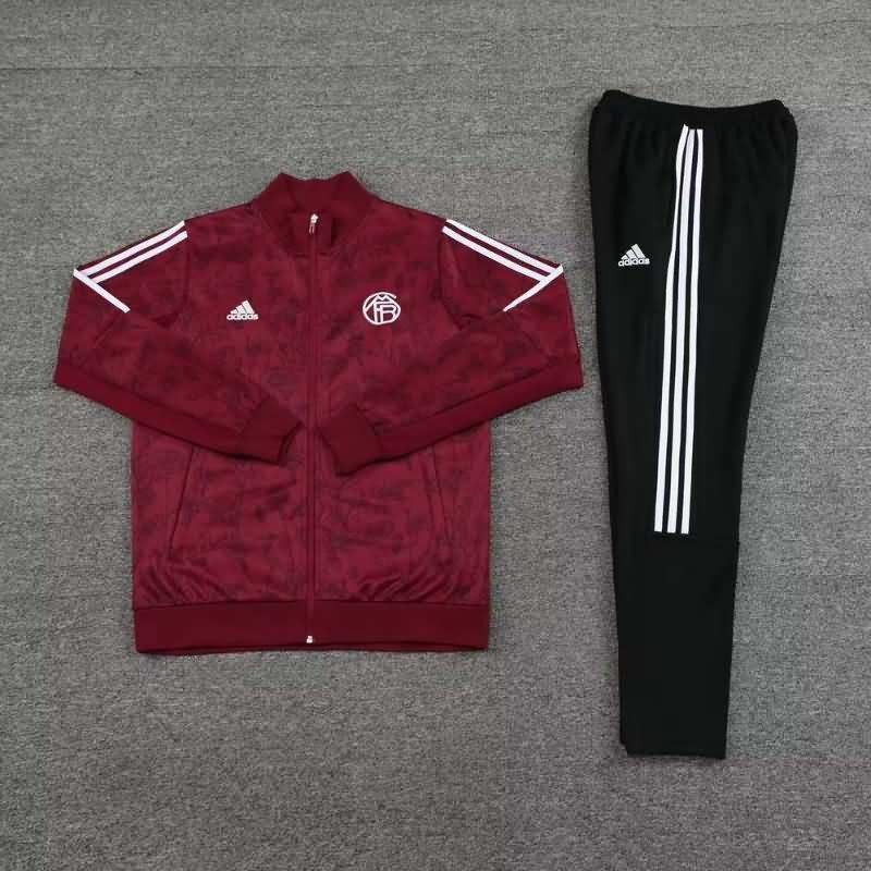 Thailand Quality(AAA) 23/24 Bayern Munich Red Soccer Tracksuit