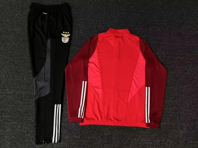 Thailand Quality(AAA) 23/24 Benfica Red Soccer Tracksuit
