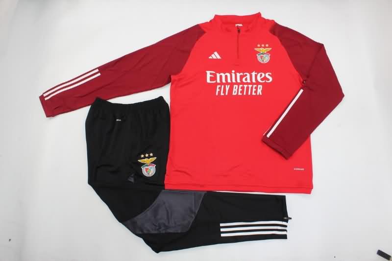 Thailand Quality(AAA) 23/24 Benfica Red Soccer Tracksuit 02