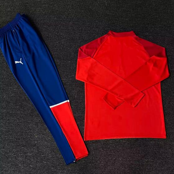 Thailand Quality(AAA) 23/24 Guadalajara Red Soccer Tracksuit