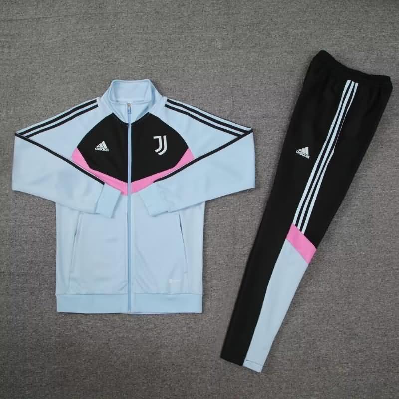 Thailand Quality(AAA) 23/24 Juventus Light Blue Soccer Tracksuit