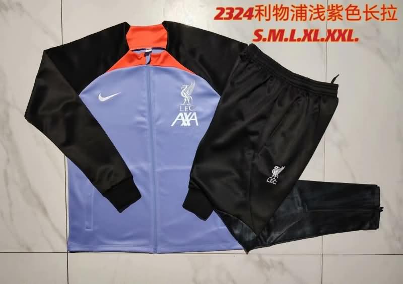 Thailand Quality(AAA) 23/24 Liverpool Purples Soccer Tracksuit 05