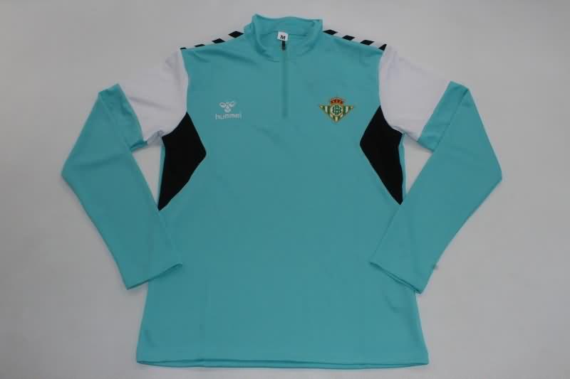 Thailand Quality(AAA) 23/24 Real Betis Blue Soccer Tracksuit