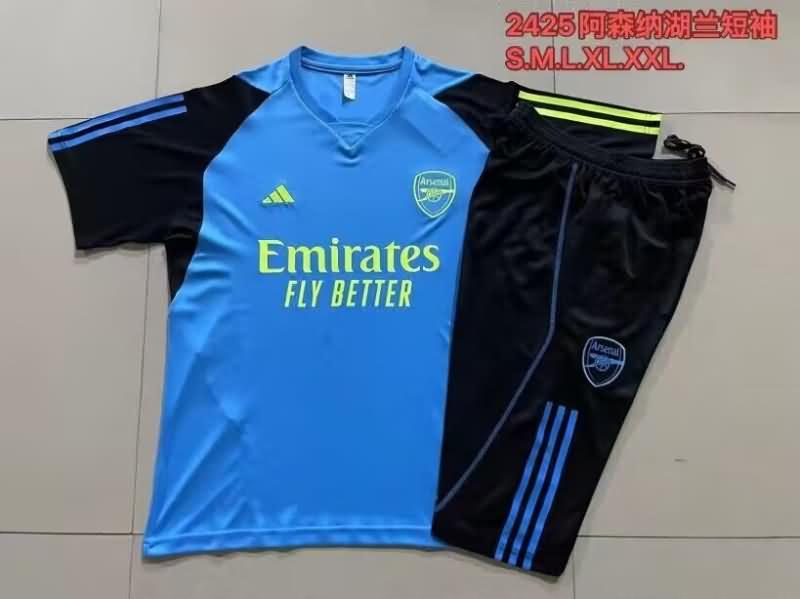 Thailand Quality(AAA) 23/24 Arsenal Blue Soccer Training Sets