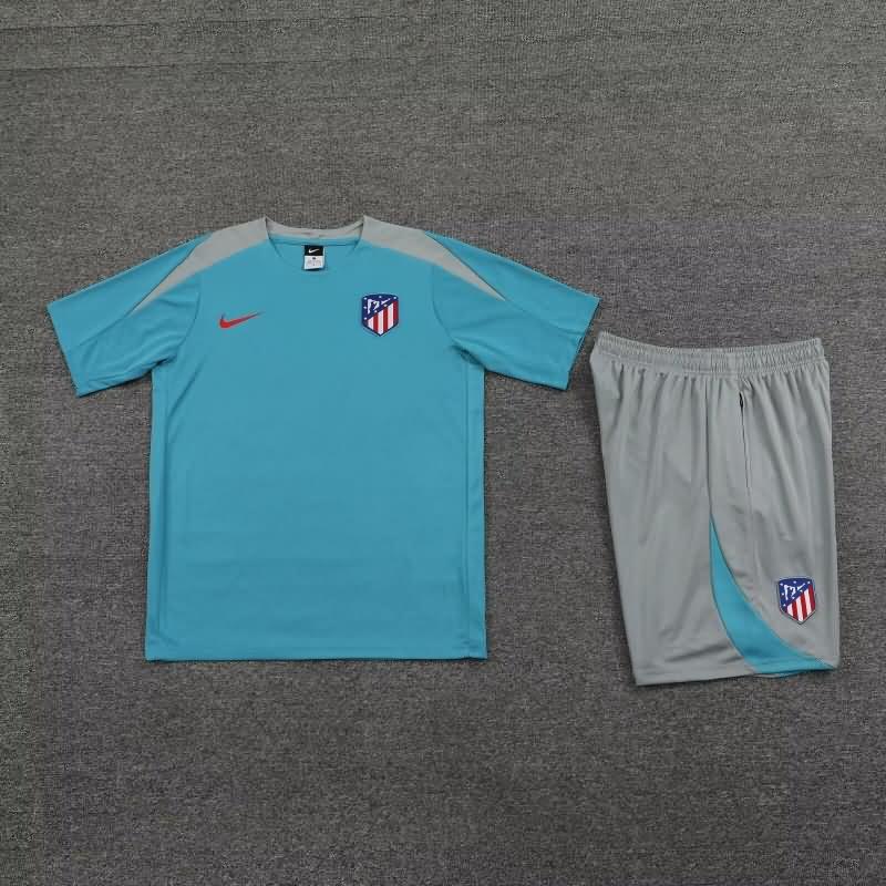 Thailand Quality(AAA) 23/24 Atletico Madrid Blue Soccer Training Sets