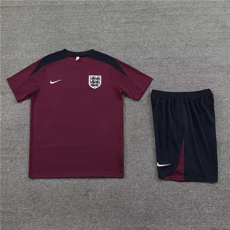 Thailand Quality(AAA) 23/24 England Red Soccer Training Sets