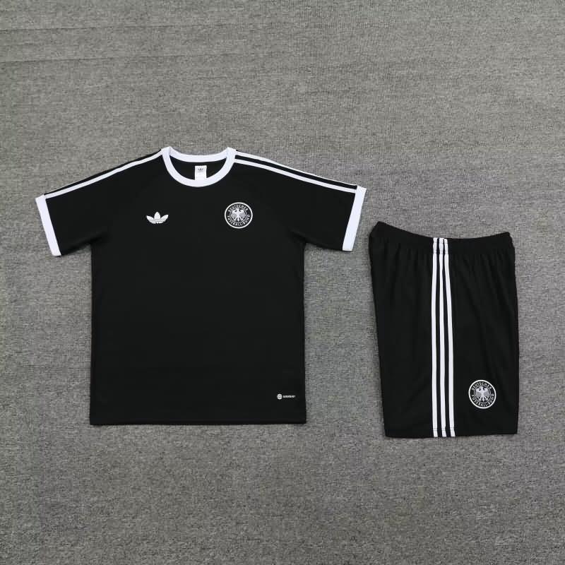 Thailand Quality(AAA) 2024 Germany Black Soccer Training Sets