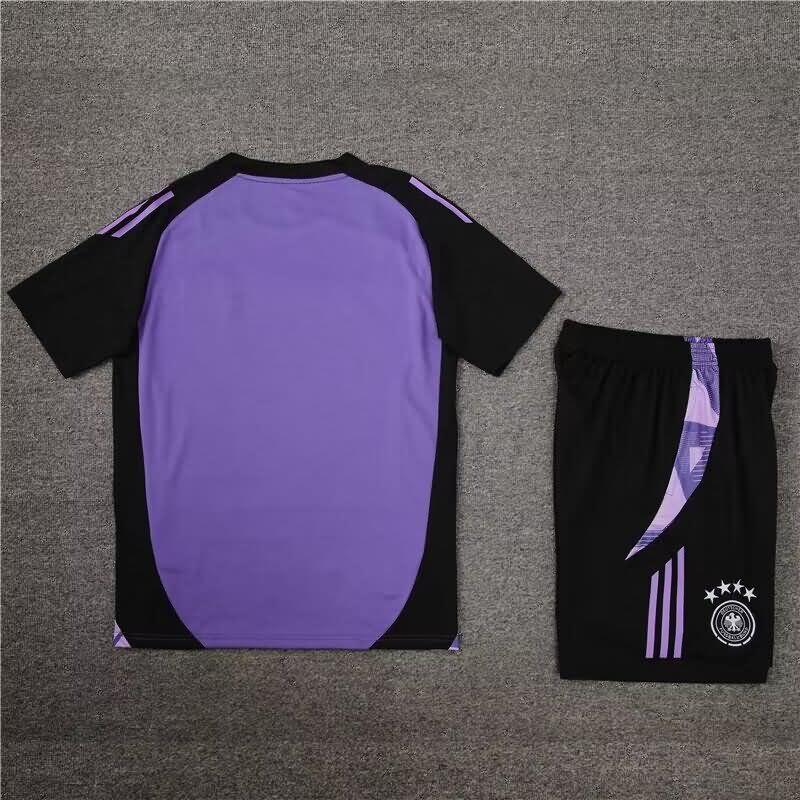 Thailand Quality(AAA) 2024 Germany Purples Soccer Training Sets