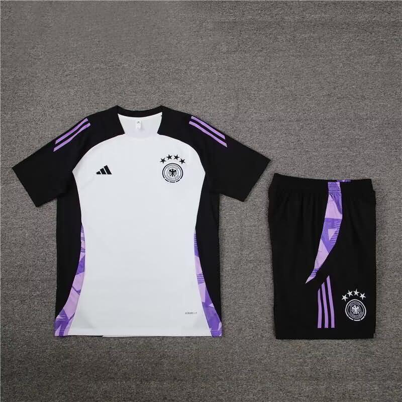 Thailand Quality(AAA) 2024 Germany White Soccer Training Sets 02