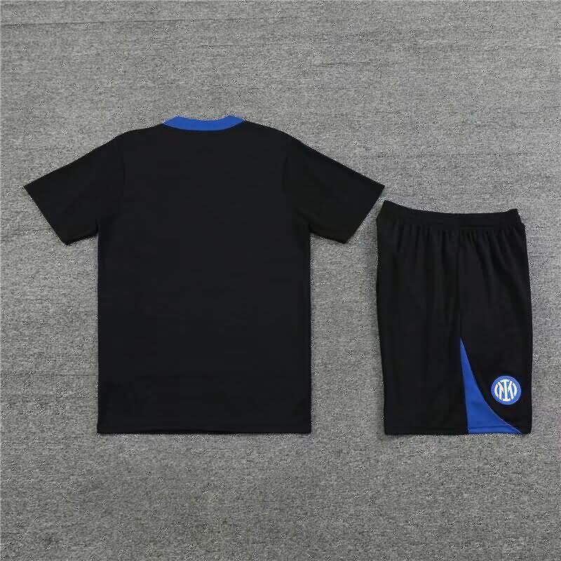 Thailand Quality(AAA) 23/24 Inter Milan Black Soccer Training Sets