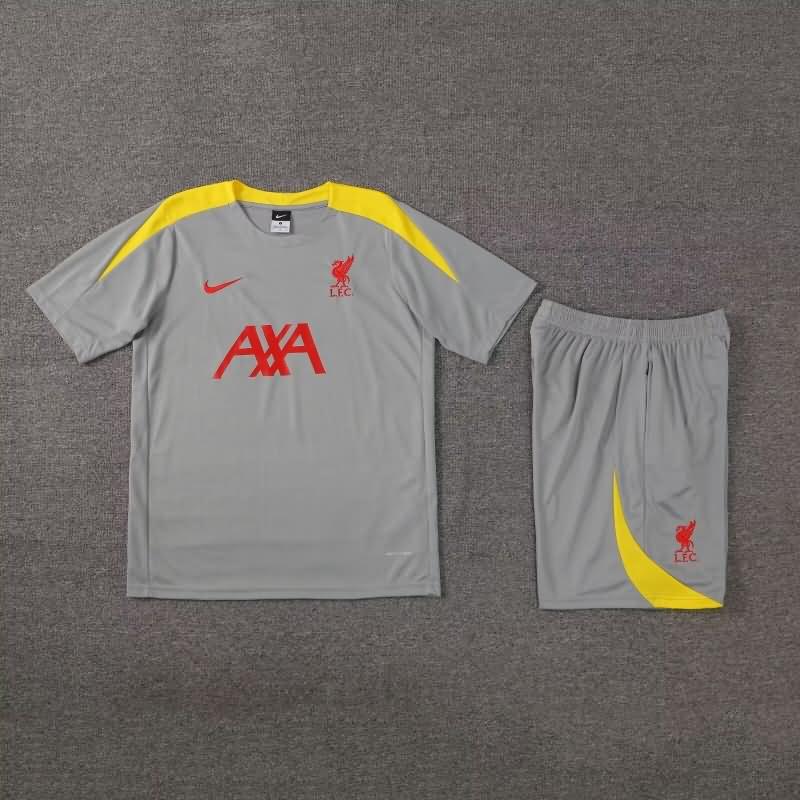 Thailand Quality(AAA) 23/24 Liverpool Grey Soccer Training Sets 02