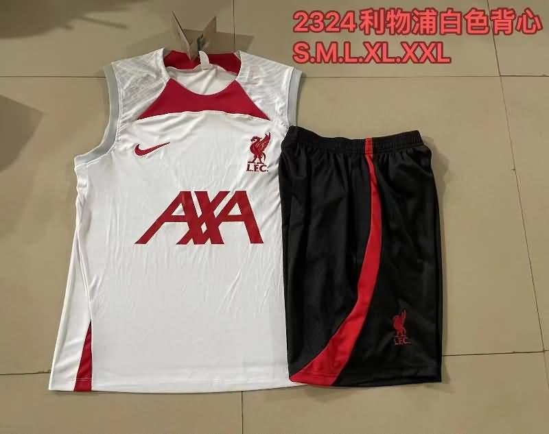 Thailand Quality(AAA) 23/24 Liverpool White Soccer Training Sets