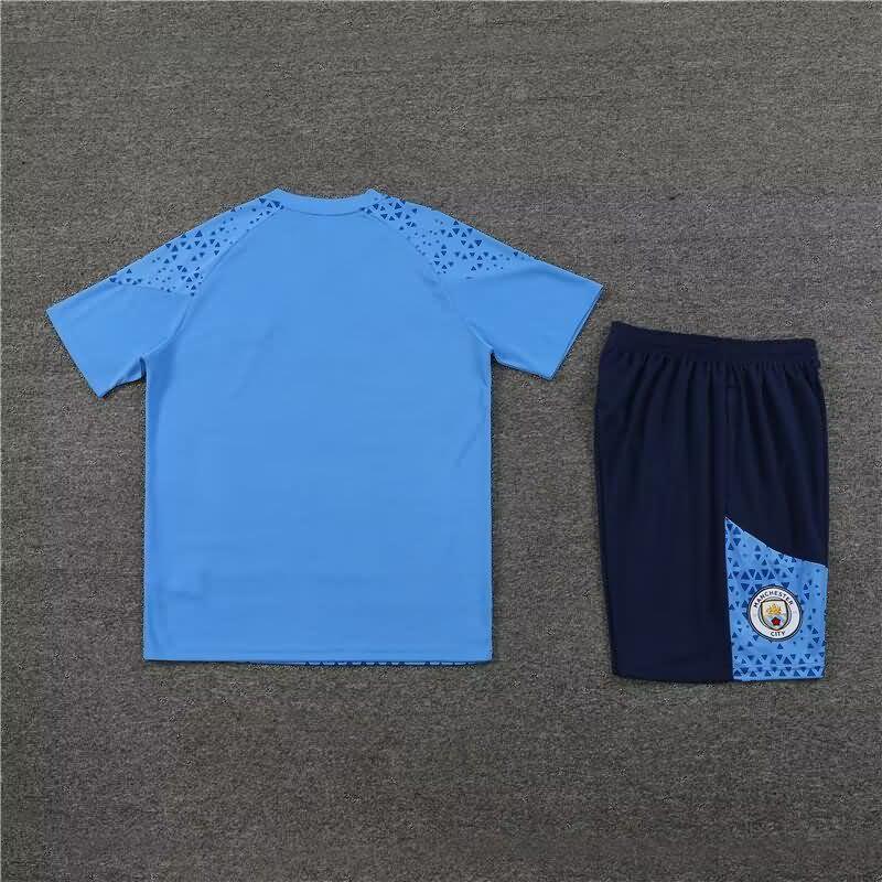Thailand Quality(AAA) 23/24 Manchester City Blue Soccer Training Sets 02