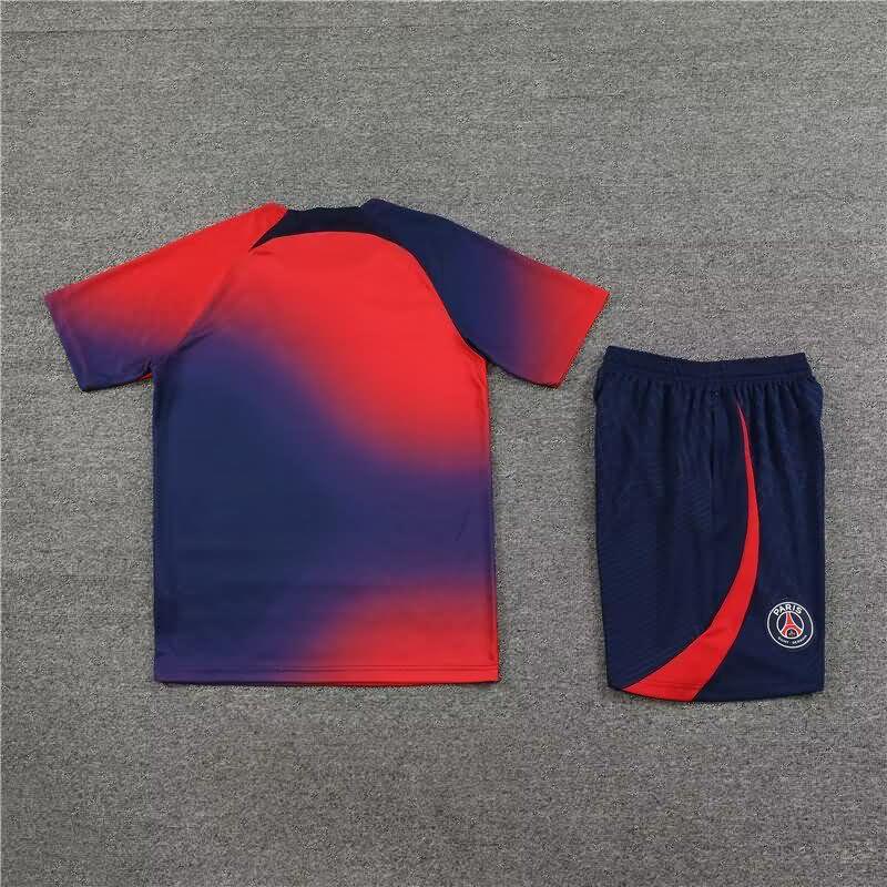 Thailand Quality(AAA) 23/24 Paris St Germain Red Blue Soccer Training Sets