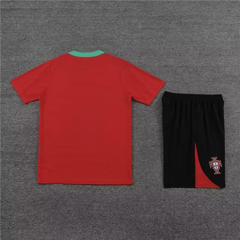 Thailand Quality(AAA) 23/24 Portugal Red Soccer Training Sets