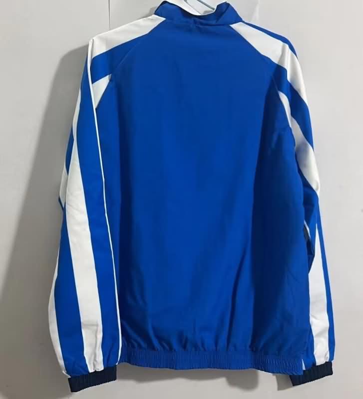 Thailand Quality(AAA) 2024 Argentina Blue White Reversible Soccer Windbreaker