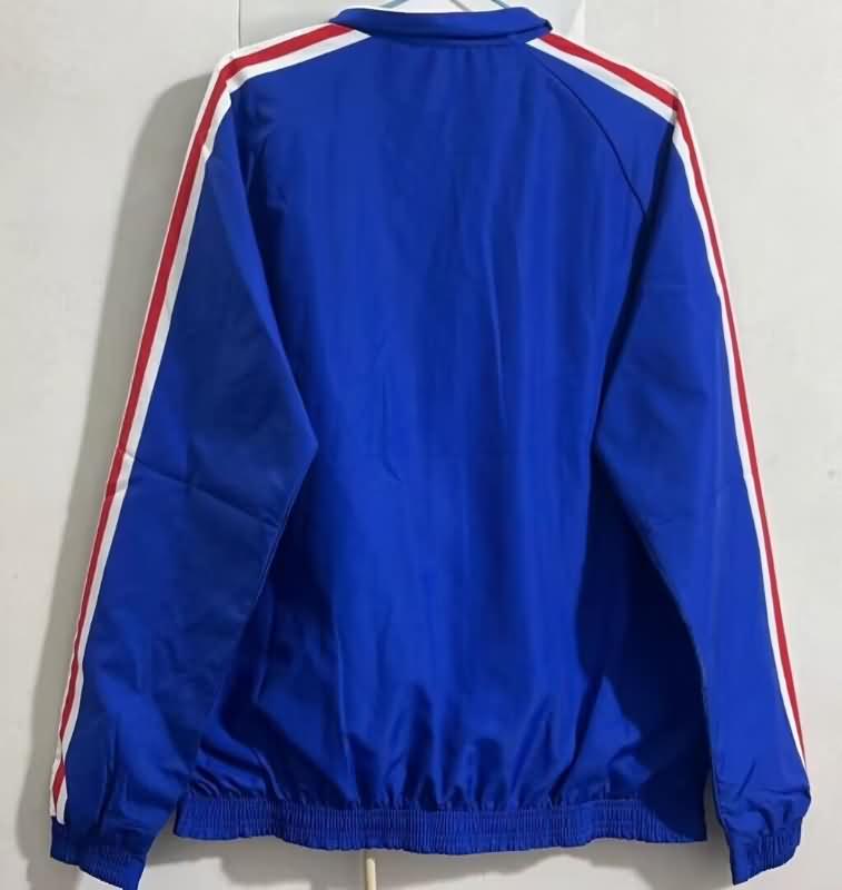 Thailand Quality(AAA) 23/24 France Blue White Reversible Soccer Windbreaker