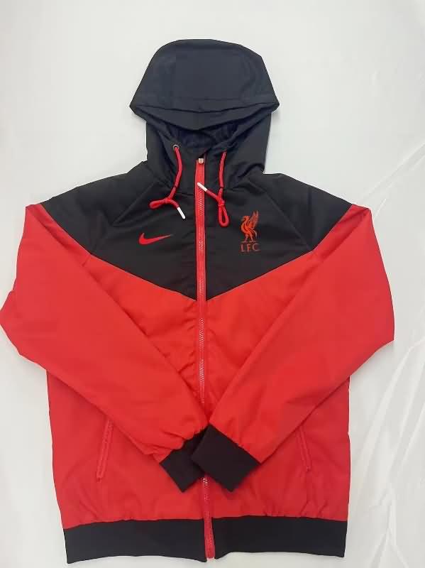 Thailand Quality(AAA) 23/24 Liverpool Red Soccer Windbreaker