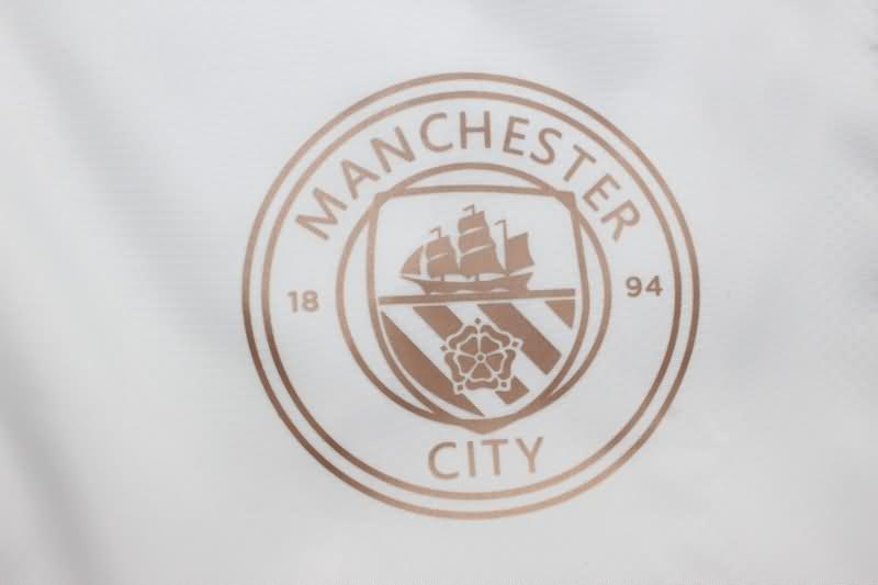 Thailand Quality(AAA) 23/24 Manchester City White Soccer Windbreaker