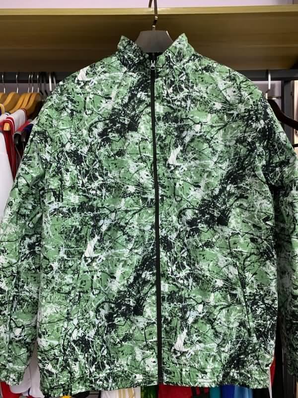 Thailand Quality(AAA) 23/24 Manchester United Black Green Soccer Windbreaker