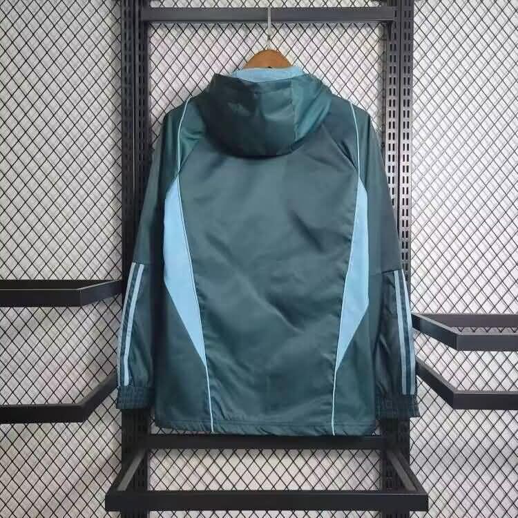 Thailand Quality(AAA) 2024 Mexico Green Soccer Windbreaker