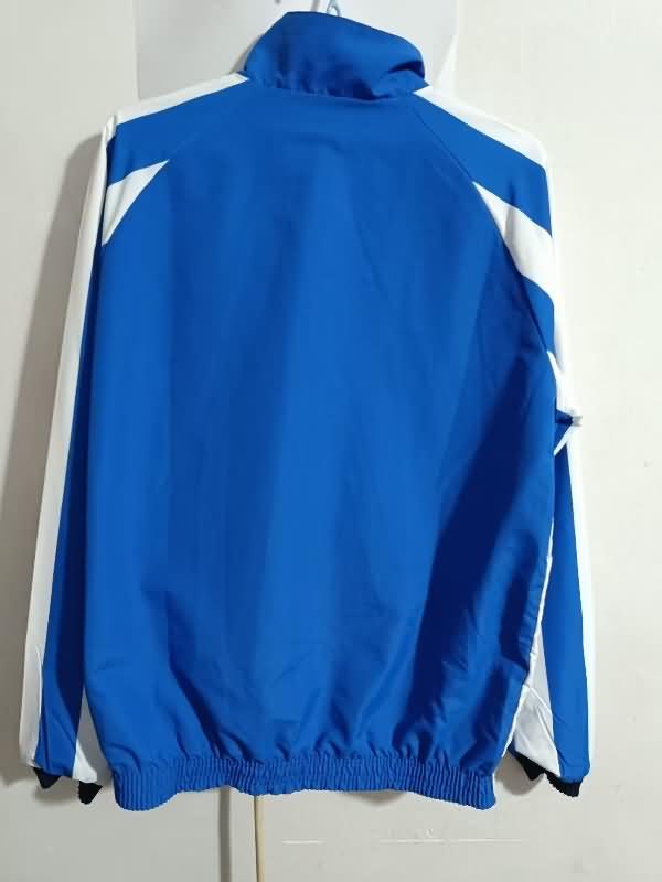Thailand Quality(AAA) 23/24 Monterrey Blue White Reversible Soccer Windbreaker