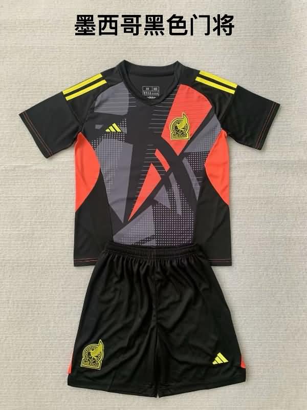 2024 Mexico Goalkeeper Black Soccer Jersey