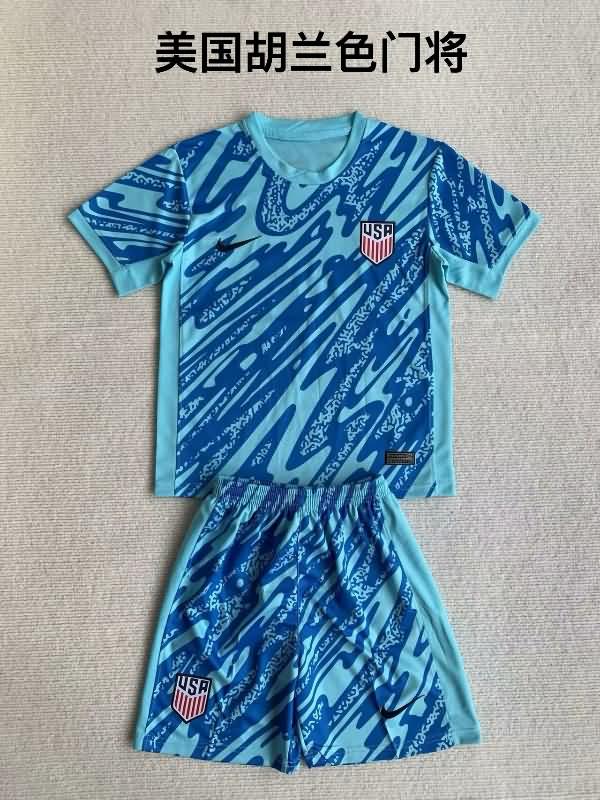 2024 USA Copa America Goalkeeper Blue Soccer Jersey