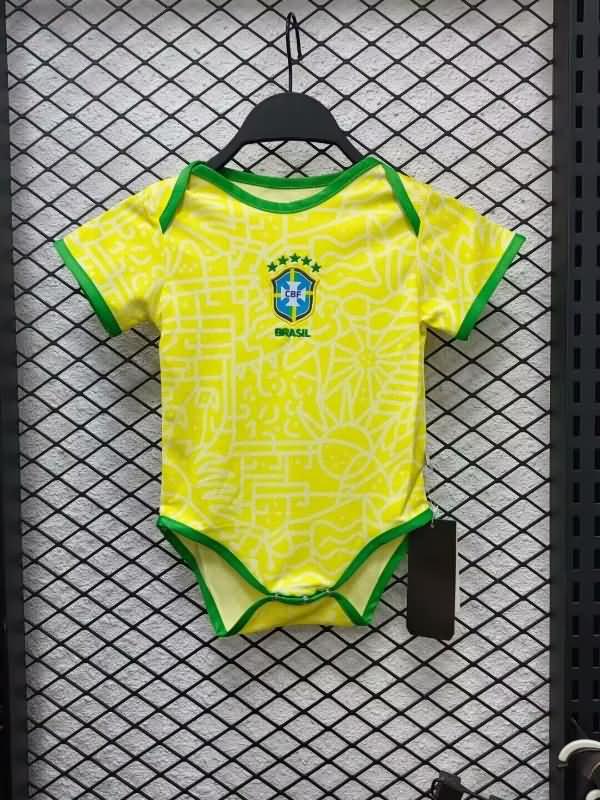 2024 Brazil Copa America Home Baby Soccer Jerseys