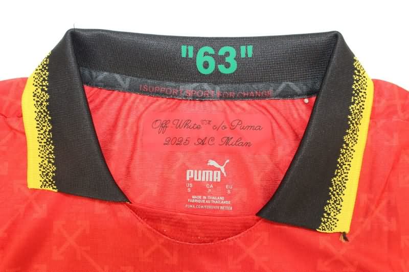 Thailand Quality(AAA) 24/25 AC Milan Special Soccer Jersey (Player) 06