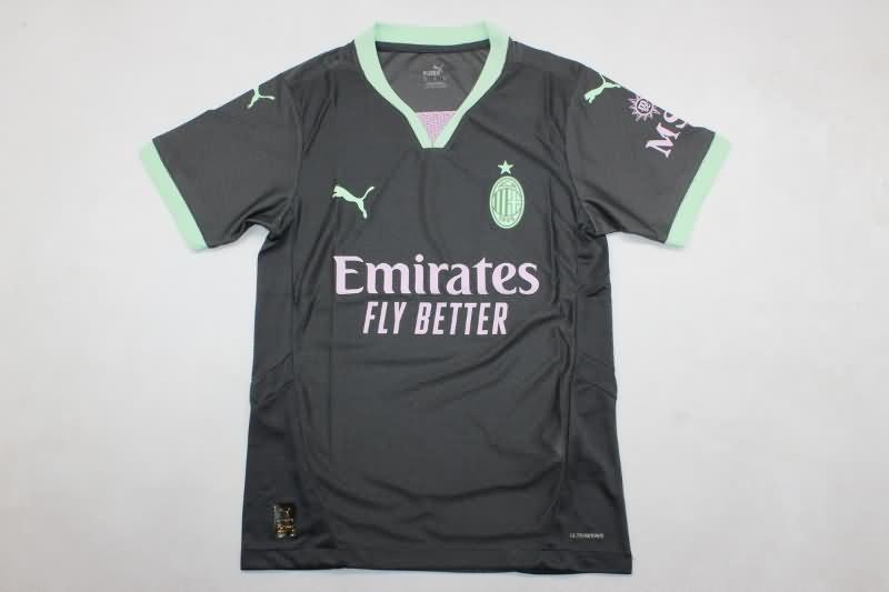 Thailand Quality(AAA) 24/25 AC Milan Third Soccer Jersey (Player)