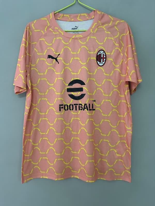 Thailand Quality(AAA) 24/25 AC Milan Training Soccer Jersey 03