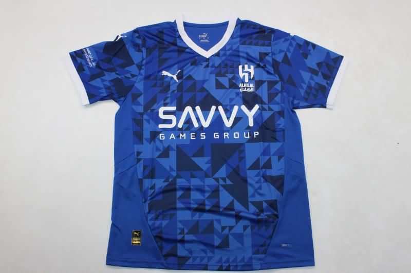 Thailand Quality(AAA) 24/25 Al Hilal Home Soccer Jersey