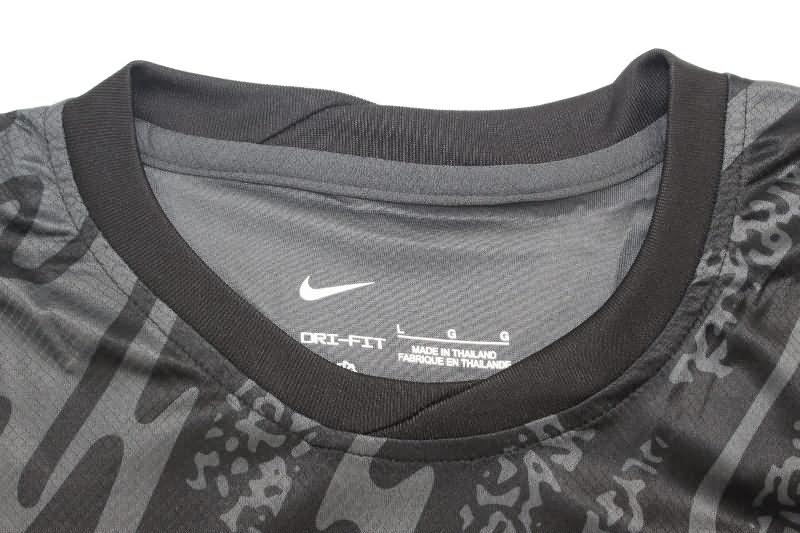 Thailand Quality(AAA) 24/25 Atletico Madrid Goalkeeper Black Soccer Jersey
