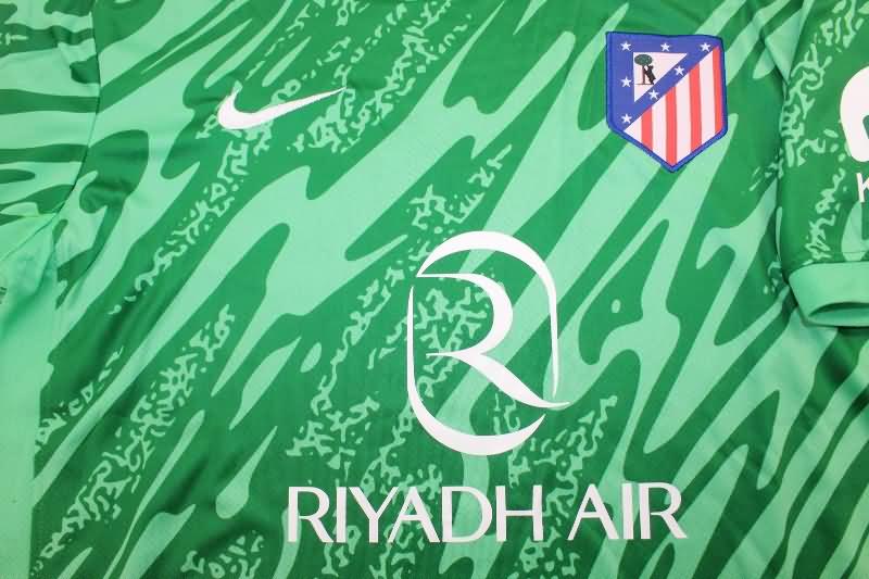 Thailand Quality(AAA) 24/25 Atletico Madrid Goalkeeper Green Soccer Jersey