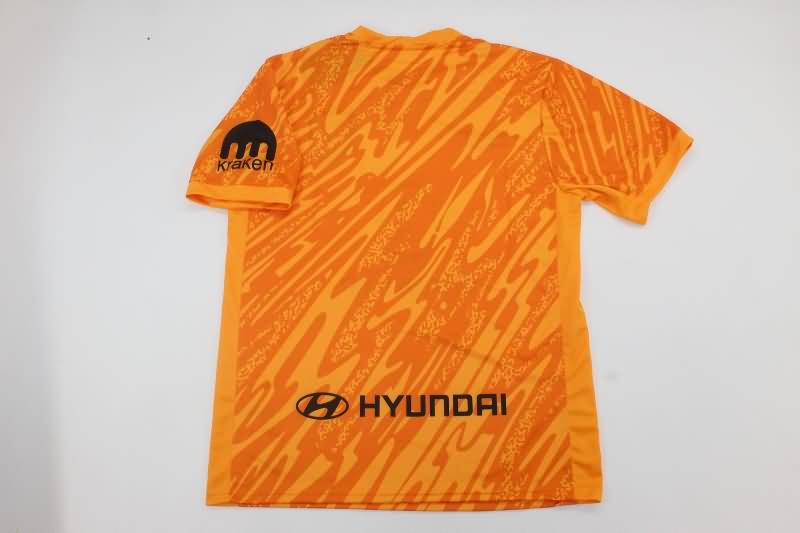 Thailand Quality(AAA) 24/25 Atletico Madrid Goalkeeper Orange Soccer Jersey