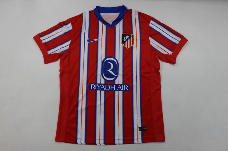 Thailand Quality(AAA) 24/25 Atletico Madrid Home Soccer Jersey Leaked
