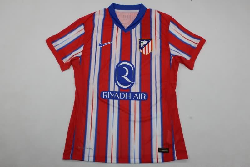 Thailand Quality(AAA) 24/25 Atletico Madrid Home Soccer Jersey (Player) Leaked