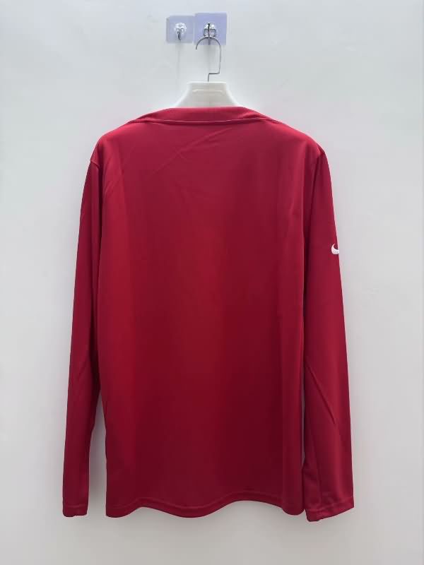 Thailand Quality(AAA) 24/25 Atletico Madrid Training Long Sleeve Soccer Jersey 02