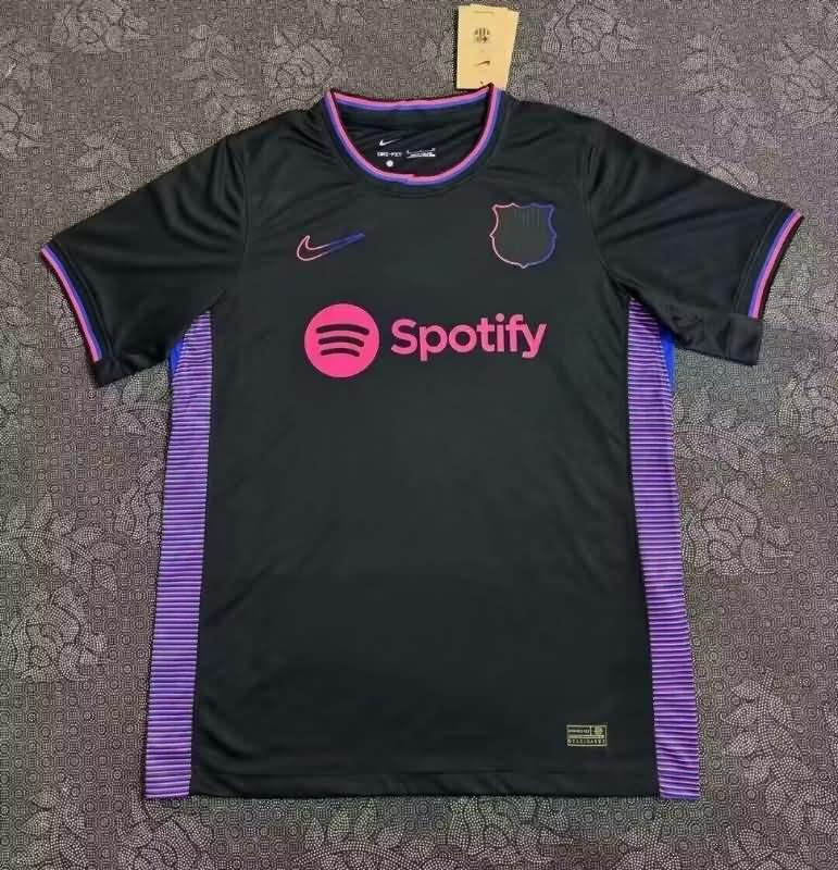Thailand Quality(AAA) 24/25 Barcelona Away Soccer Jersey Leaked