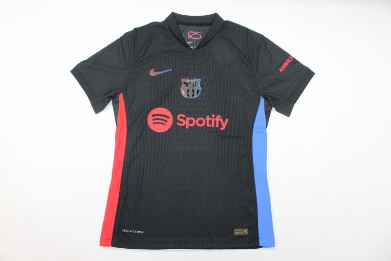 Thailand Quality(AAA) 24/25 Barcelona Away Soccer Jersey (Player)