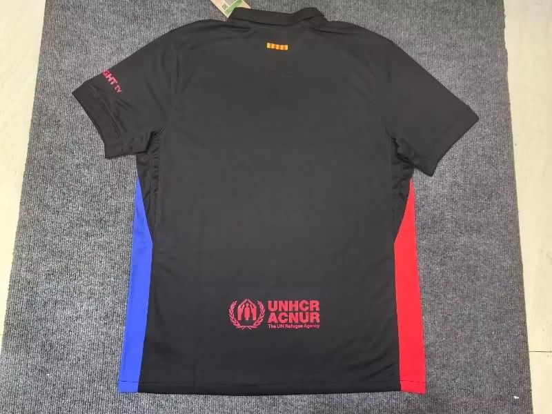 Thailand Quality(AAA) 24/25 Barcelona Away Soccer Jersey Sponsor 03