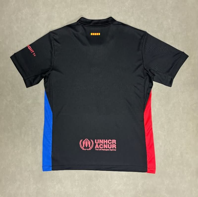 Thailand Quality(AAA) 24/25 Barcelona Away Soccer Jersey Sponsor 04
