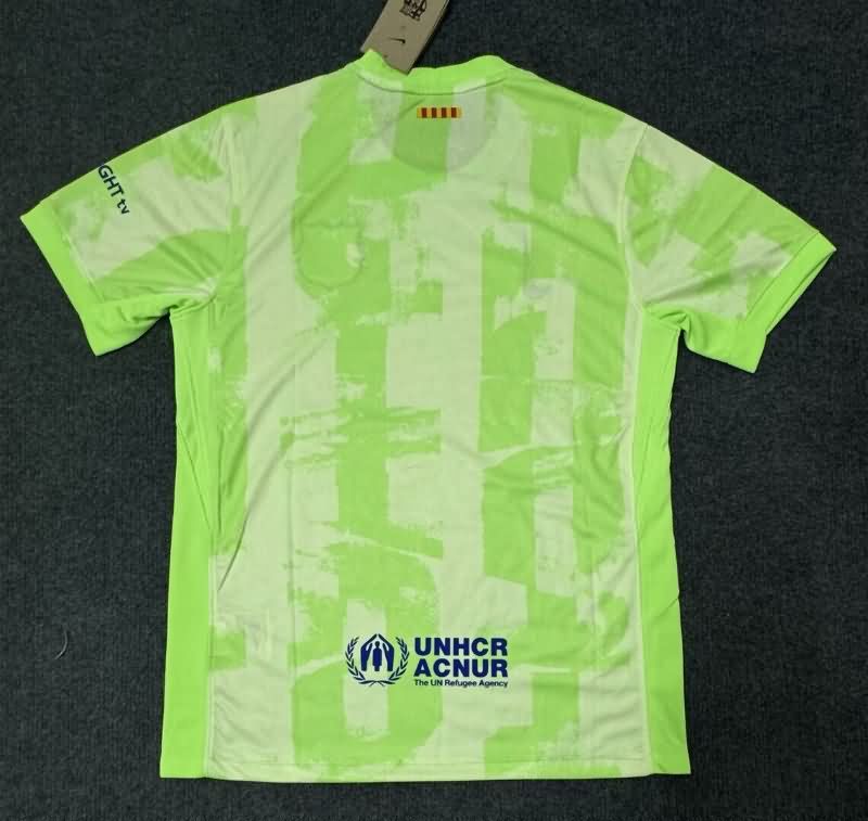 Thailand Quality(AAA) 24/25 Barcelona Third Soccer Jersey Sponsor 03
