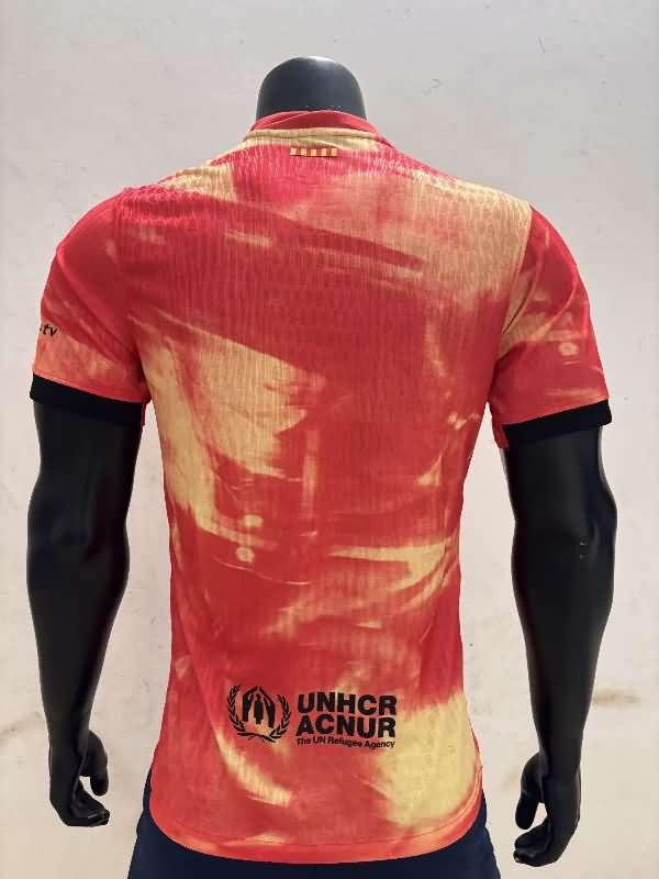 Thailand Quality(AAA) 24/25 Barcelona Training Soccer Jersey (Player) 08