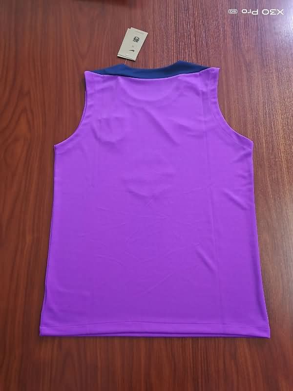 Thailand Quality(AAA) 24/25 Barcelona Training Vest Soccer Jersey 04