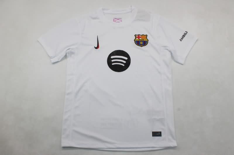 Thailand Quality(AAA) 24/25 Barcelona White Soccer Jersey