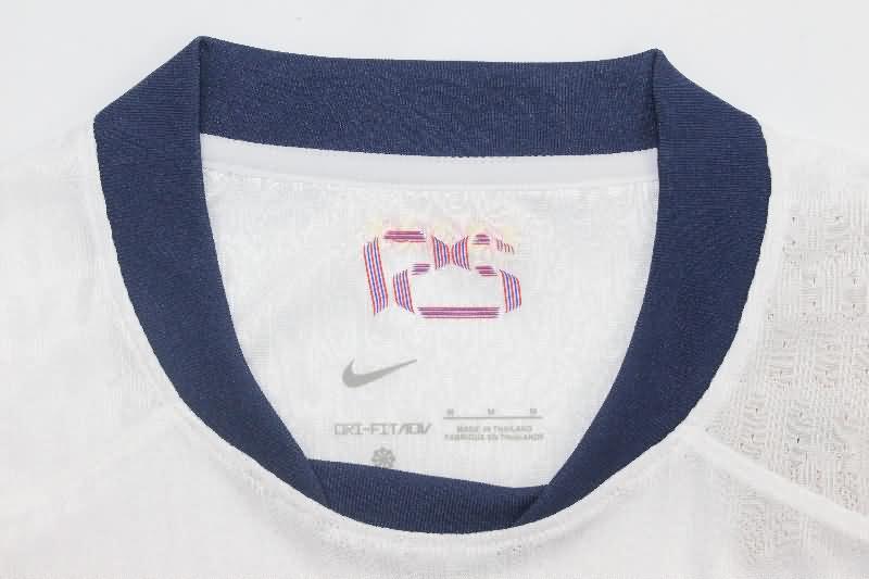 Thailand Quality(AAA) 24/25 Barcelona White Soccer Jersey (Player)