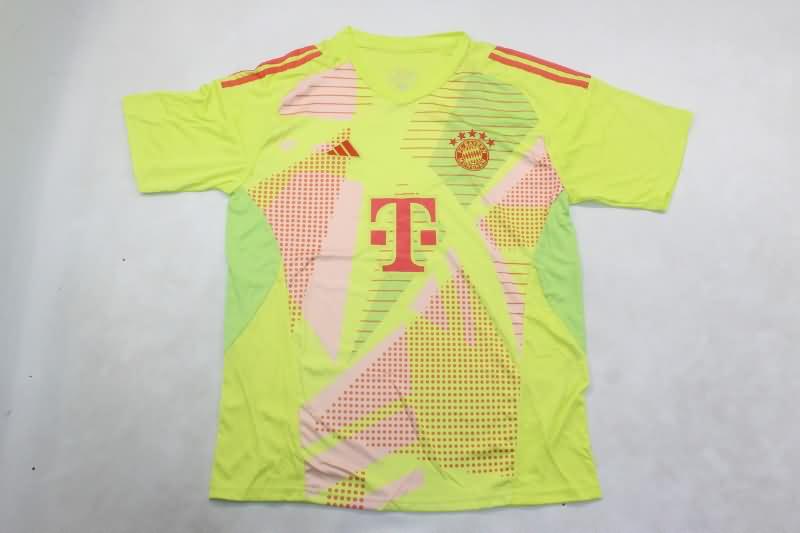 Thailand Quality(AAA) 24/25 Bayern Munich Goalkeeper Green Soccer Jersey