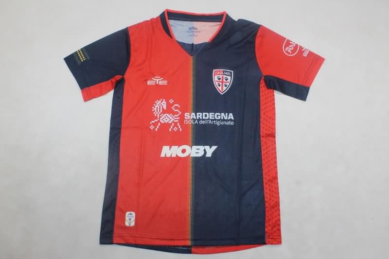 Thailand Quality(AAA) 24/25 Cagliari Home Soccer Jersey